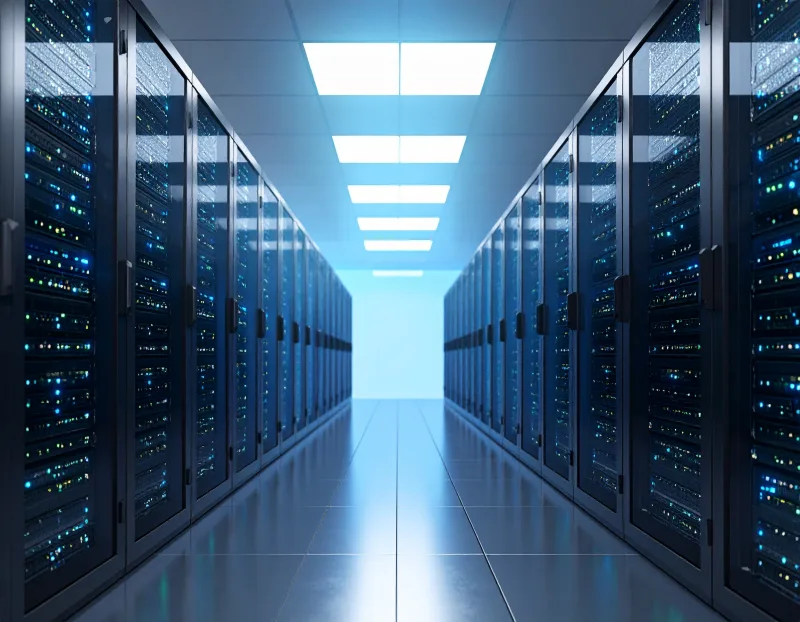 Data center aisle